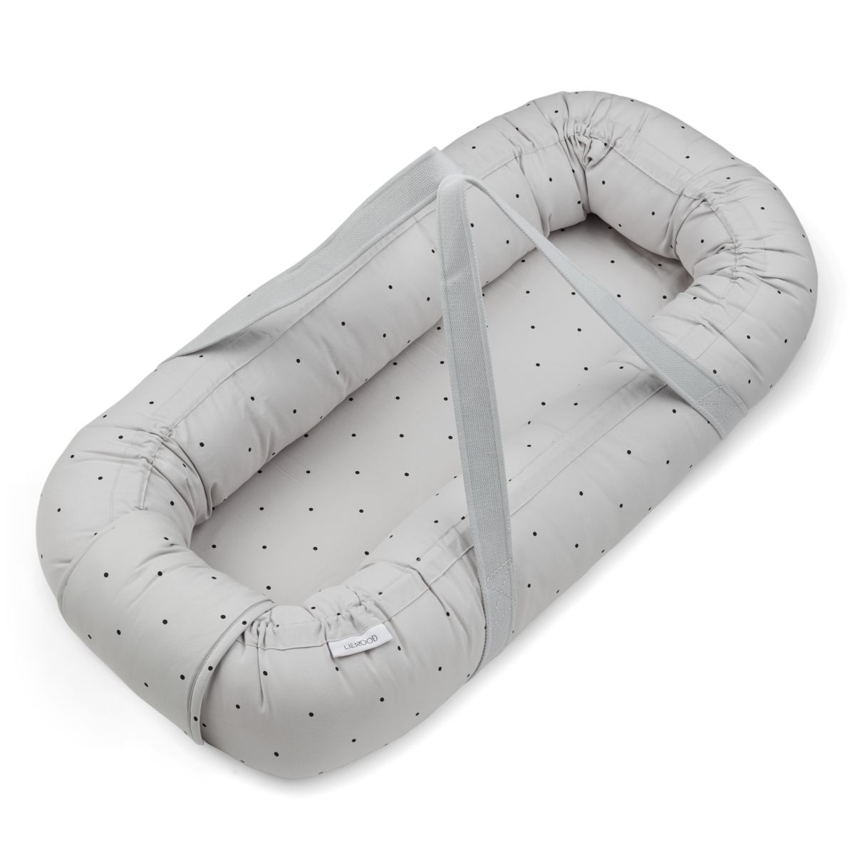 Liewood Gro Baby Lift in Classic Dot Dumbo Grey official product view